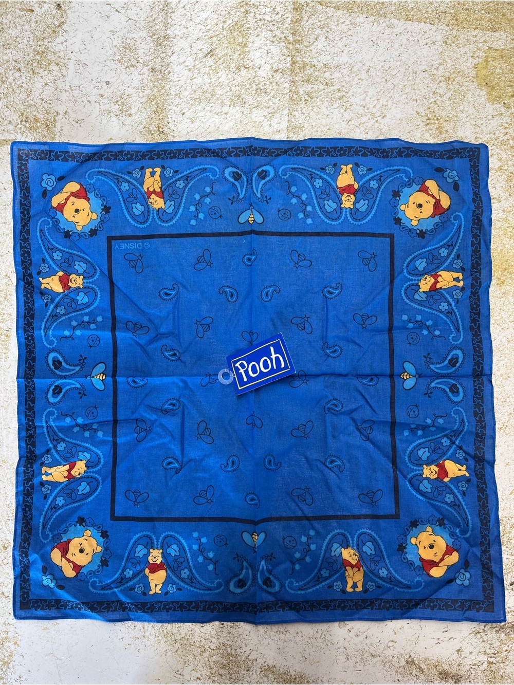 Vintage Winnie the Pooh Handkerchief